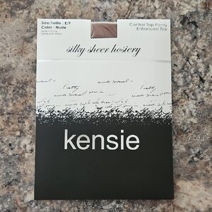 Kensie Silky Sheer Hosiery in‎ Nude Size E/F 5'3"-6'0"  155-180lbs NEW